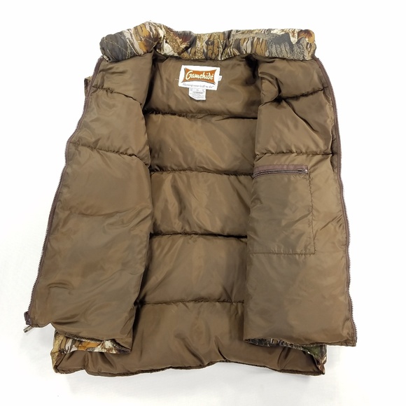 Gamehide Camouflage Camo Puffer Down Vest Jacket - Picture 4 of 8